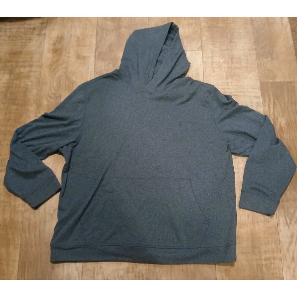 Women's 3XL Blue Izod Lightweight Hooded Sweatshirt Hoodie Jacket